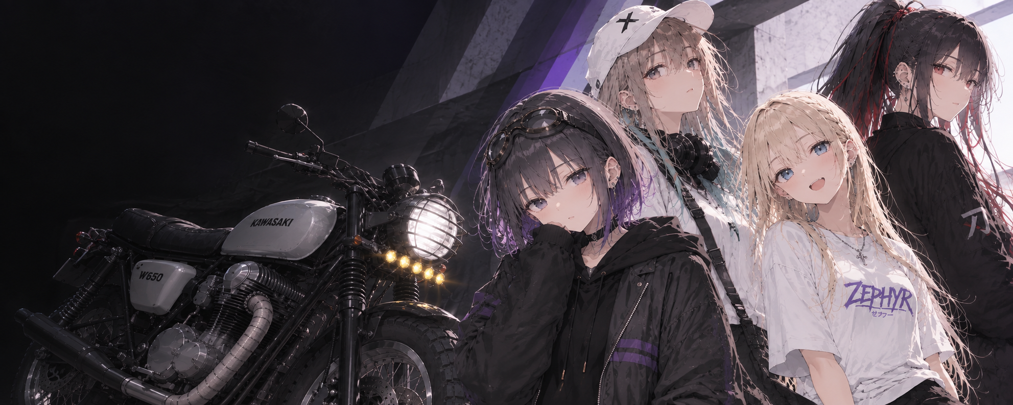 RIDE GIRLS ダブちゃん エックス ゼファ カタナ